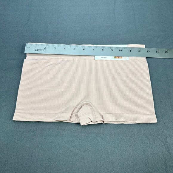 Jockey Womens Size Medium Panty Boyshort Generation Seamfree Ribbed Pink New - Picture 6 of 8